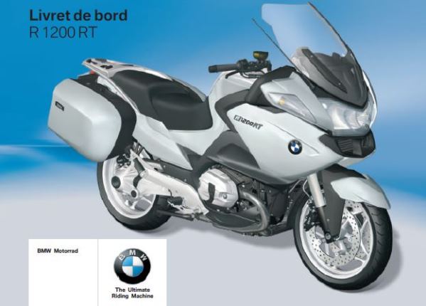  Couverture livret de bord R 1200 RT